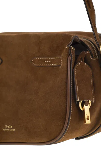 Polo Ralph Lauren Mini Polo Id Suede Satchel