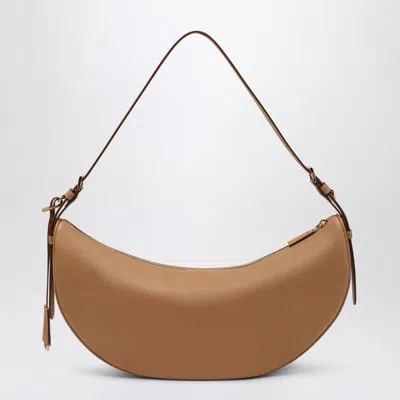 Prada Demi-lune Shoulder Bag Large Natural In Brown