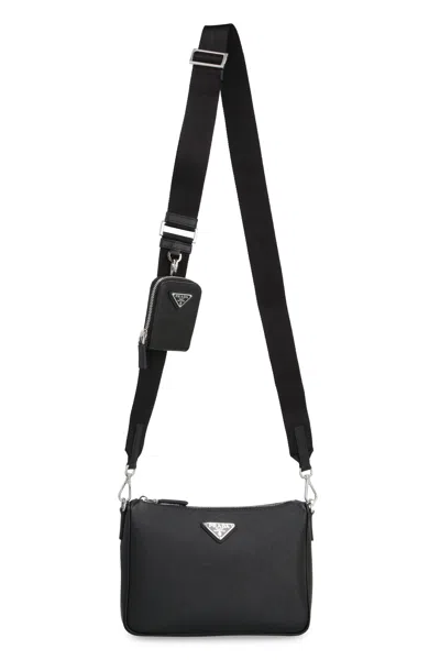 Prada Black Leather Crossbody Bag
