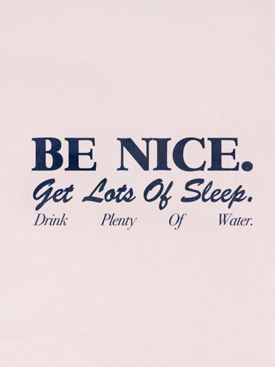 Sporty And Rich Sporty & Rich Kids Be Nice T-shirt In Pink