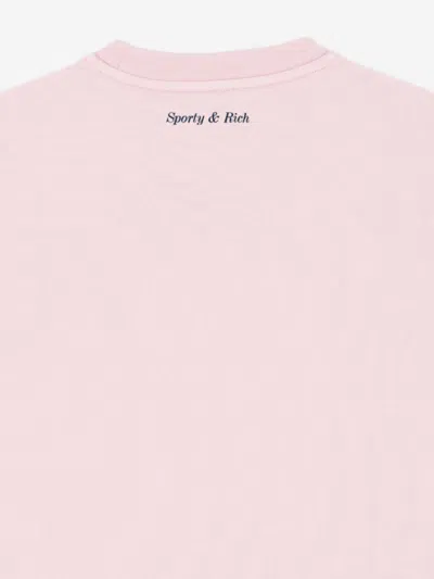 Sporty And Rich Sporty & Rich Kids Be Nice T-shirt In Pink