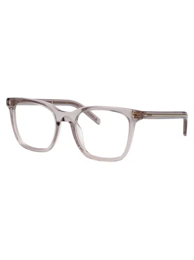 Prada Cold Mauve Acetate Glasses In Metallic