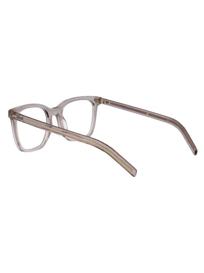 Prada Cold Mauve Acetate Glasses In Metallic