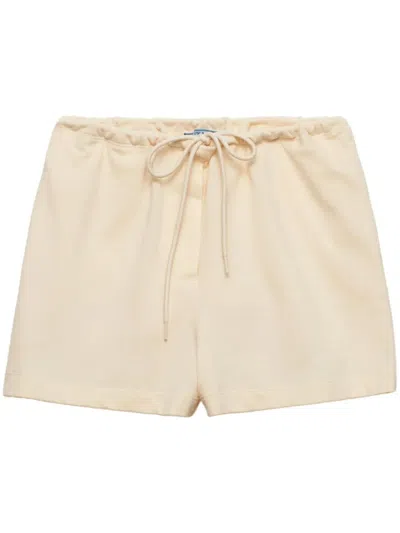 Prada Cotton Shorts In Pink