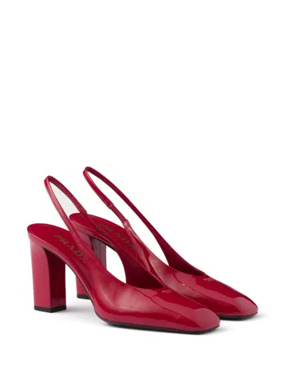 Prada Decollete' In Red