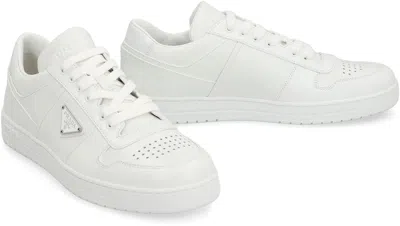 Prada Downtown Leather Low-top Sneakers