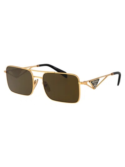 Prada 0pr A52s Sunglasses In Gold