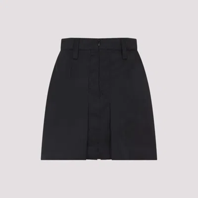 Prada Mini Skirt With Belt Loops And Pleats