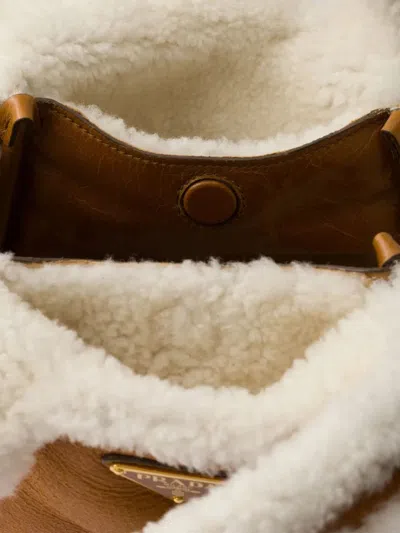 Prada Shearling Mini Bag
