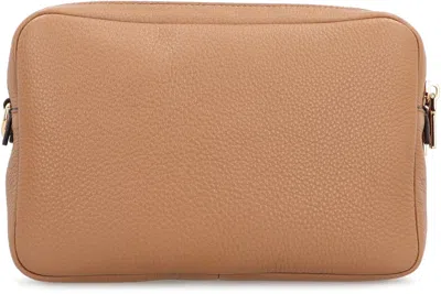 Prada Small Leather Crossbody Bag In Nude