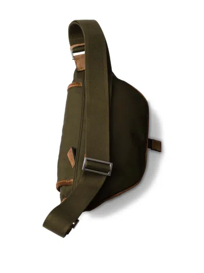 Prada Men Two-tone Re-nylon And Suede Belt Bag