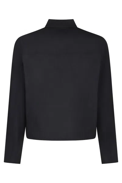 Prada Virgin Wool Jacket In Black
