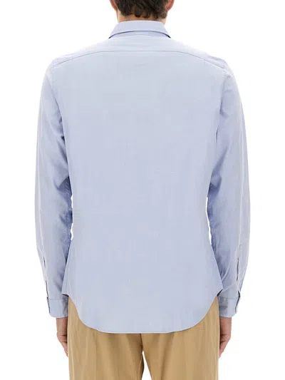 Ps By Paul Smith Ps Paul Smith "zebra" Shirt In Blue