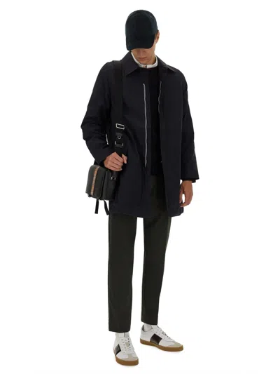 Ps By Paul Smith Ps Paul Smith Lightweight Waterproof Coat In Black