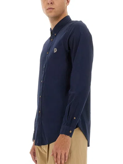 Ps By Paul Smith Ps Paul Smith Classic Button-down Shirt In Blue