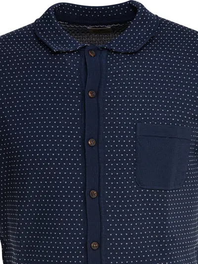 Rakkì Rakki Blue Cotton Shirt In Blue