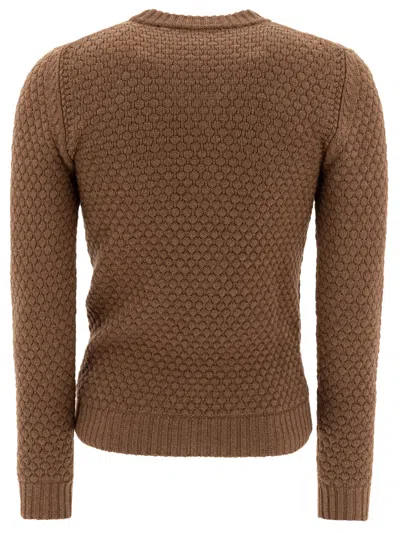 Rakkì Rakki Brown Merino Wool Knitwear In Brown