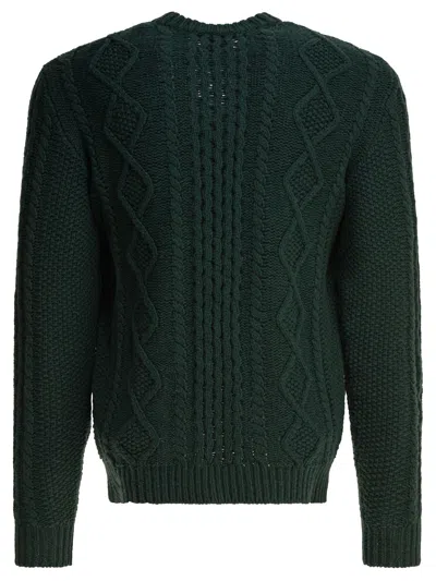 Rakkì Rakki Green Merino Wool Knitwear In Green