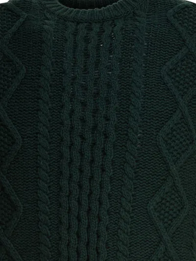 Rakkì Rakki Green Merino Wool Knitwear In Green