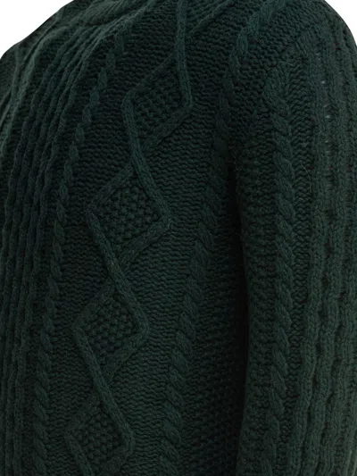 Rakkì Rakki Green Merino Wool Knitwear In Green