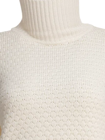 Rakkì Rakki White Merino Wool Knitwear In White