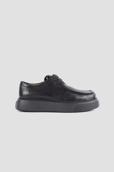 Referenc Fernabee Shoes Crafted With Premium Italian Black Grained Leather In Black