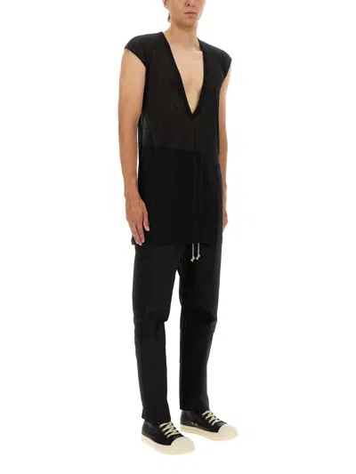Rick Owens Black Champion Edition Dylan T-shirt In Black