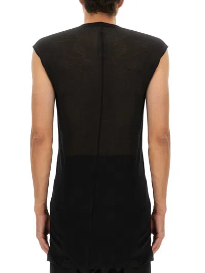 Rick Owens Black Champion Edition Dylan T-shirt In Black