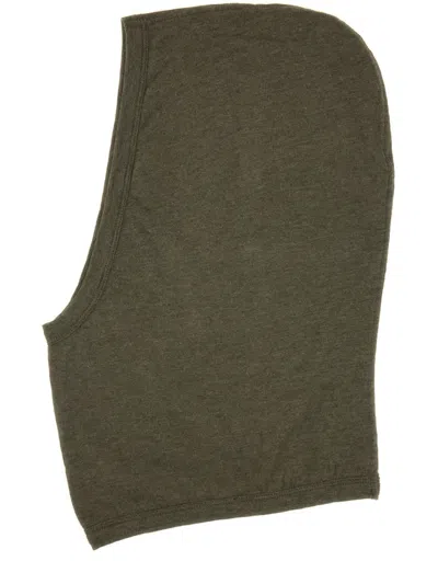 Rick Owens Women Knitted Hood In Green