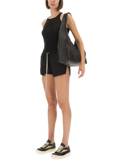 Rick Owens Slim Fit Ribbed Racerback Tank Top