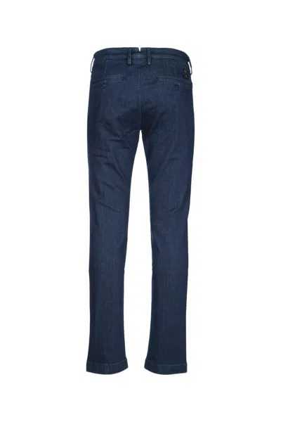 Jacob Cohen Trousers With Belt Loops And Pockets In Blue