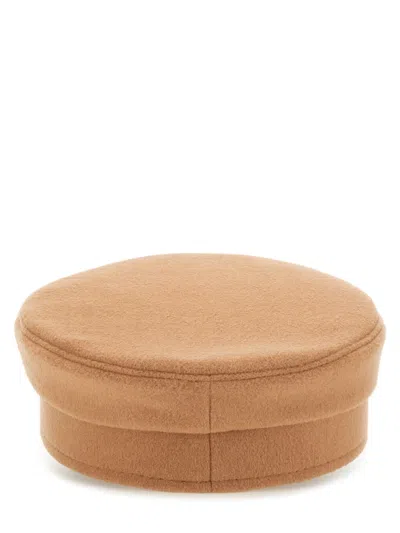 Ruslan Baginskiy Beige Wool Hat In Brown