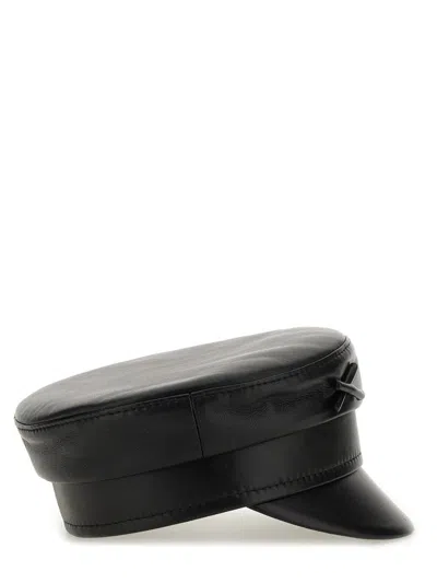 Ruslan Baginskiy Baker Boy Hat In Black
