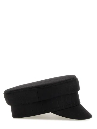 Ruslan Baginskiy Black Wool Blend Hats