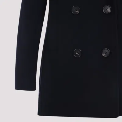 's Max Mara Caban Double-breasted Wool Pea Coat