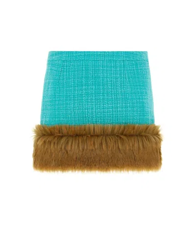 Saint Laurent Gonna In Blue