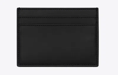 Saint Laurent Tiny Cassandre Leather Card Holder