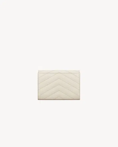 Saint Laurent Wallet Envelope Matelassé Small Cassandre