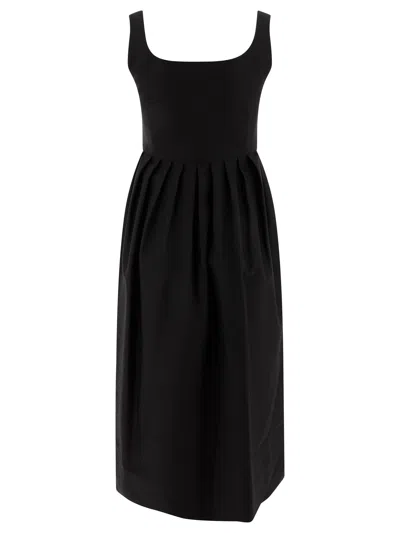 Sandbeige Dresses Black In Black