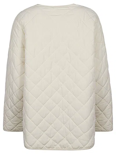 Sandbeige Quilted Nylon Jacket
