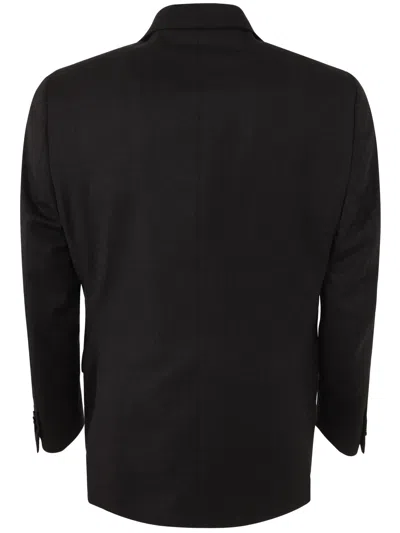 Sartoria Latorre Two Buttons Suit In Black