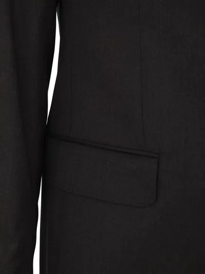 Sartoria Latorre Two Buttons Suit In Black