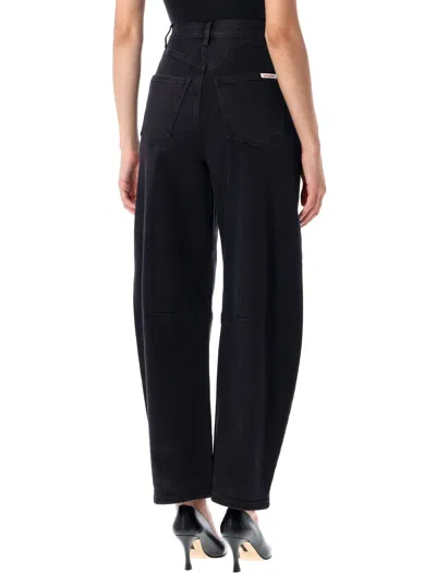 Self-portrait High-waisted Relaxed Fit Black Jeans