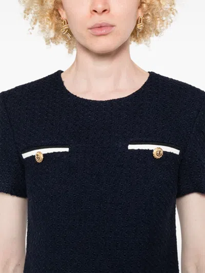 Self-portrait Textured Boucle Mini Dress