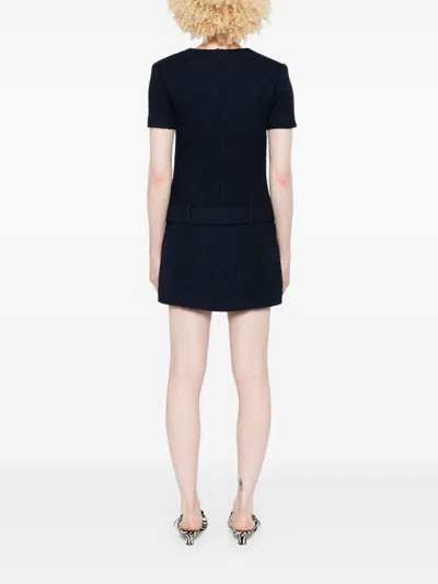 Self-portrait Textured Boucle Mini Dress