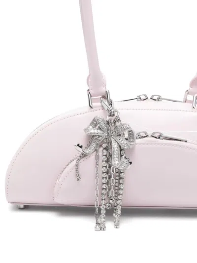 Self-portrait Curved Charm Shoulder Bag