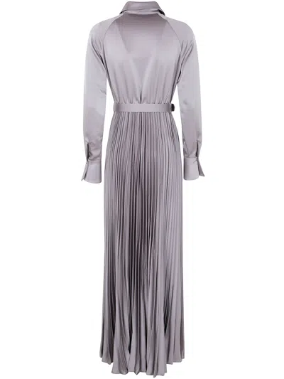 Self-portrait Pleated Shirt Maxi Dress