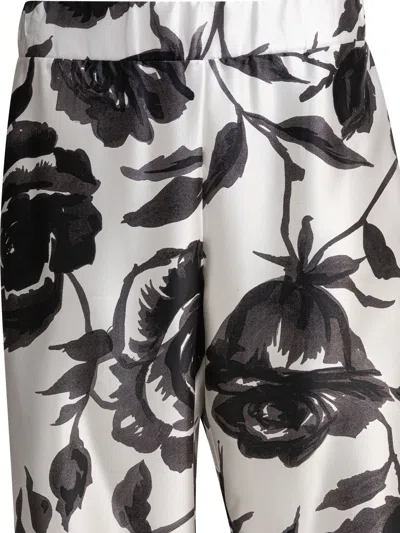 Sleep No More Patterned Silk Pants