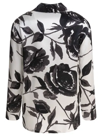 Sleep No More White Silk Shirt In White