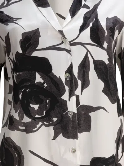 Sleep No More White Silk Shirt In White